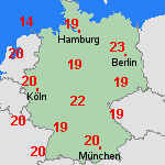 Vorhersage Mi, 21.05. Deutschland